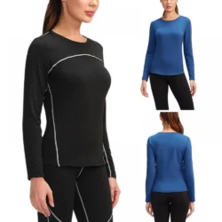 Women's Long-Sleeve Quick-Dry Yoga Top - Image 5